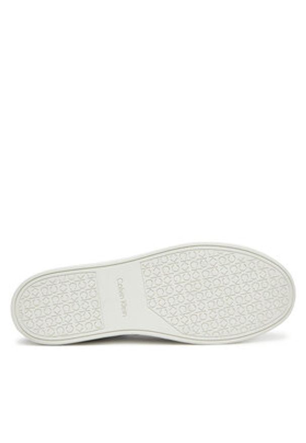 Calvin Klein Sneakersy Clean Cup Low Laceup Mono HM0HM01899 Czarny. Kolor: czarny. Materiał: skóra