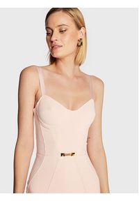 Elisabetta Franchi Sukienka koktajlowa AB-191-26E2-V330 Różowy Slim Fit. Kolor: różowy. Materiał: syntetyk. Styl: wizytowy #5