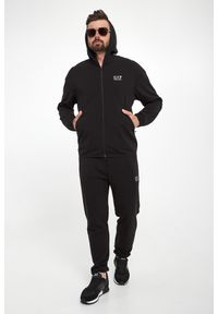 EA7 Emporio Armani - Bluza męska z kapturem EA7 EMPORIO ARMANI. Typ kołnierza: kaptur