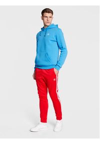 Adidas - adidas Bluza adicolor Essentials Trefoil HK0098 Niebieski Regular Fit. Kolor: niebieski. Materiał: bawełna #3