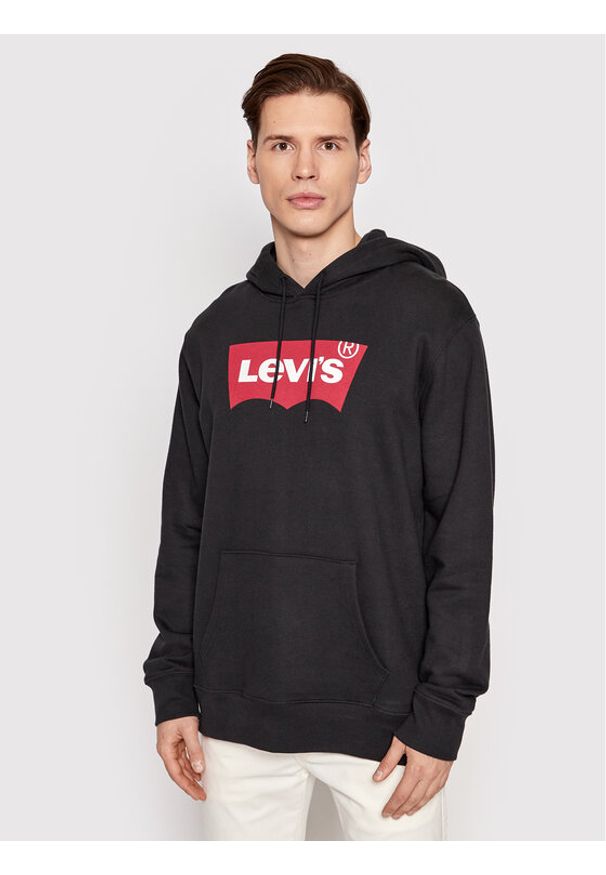 Levi's® Bluza Graphic 38424-0001 Czarny Relaxed Fit. Kolor: czarny. Materiał: bawełna