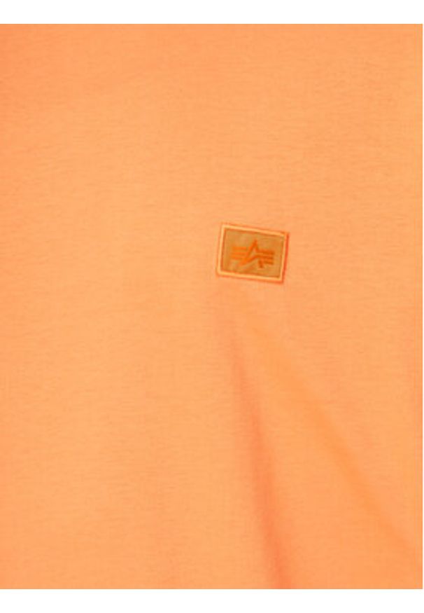 Alpha Industries T-Shirt Essentials 146504 Pomarańczowy Relaxed Fit. Kolor: pomarańczowy. Materiał: bawełna