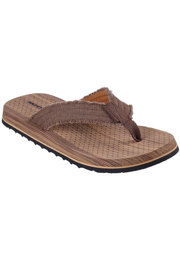 skechers - Plaskanie męskie Skechers Tantric Fritz. Kolor: brązowy. Materiał: materiał. Model: Skechers Sport. Sport: pływanie