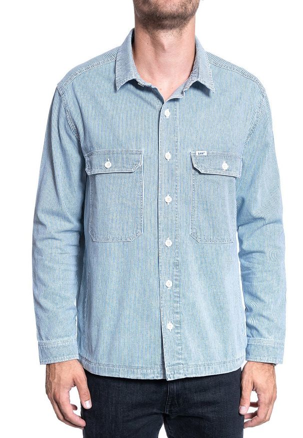 Lee - KOSZULA MĘSKA LEE WORKWEAR OVERSHIRT SUMMER WASH L68DIWES 112117086