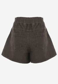 Born2be - Brązowe Bawełniane Szorty Casual Jeansowe o Luźnym Kroju Feanyre. Okazja: na co dzień. Stan: podwyższony. Kolekcja: plus size. Kolor: brązowy. Materiał: bawełna, jeans. Styl: casual #7