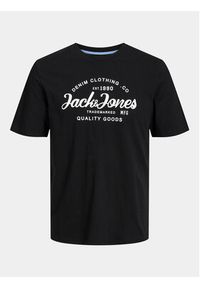 Jack & Jones - Jack&Jones Komplet t-shirt i spodenki Forest 12256951 Czarny Standard Fit. Kolor: czarny. Materiał: bawełna, syntetyk #4