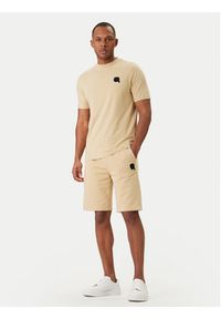 Karl Lagerfeld - KARL LAGERFELD Szorty sportowe 705118 562900 Beżowy Loose Fit. Kolor: beżowy. Materiał: bawełna. Styl: sportowy #5