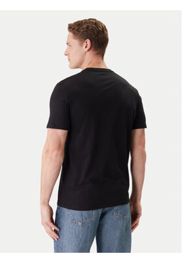 Calvin Klein Jeans T-Shirt LV04RF800G Czarny Classic Fit. Kolor: czarny. Materiał: bawełna