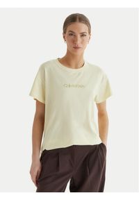 Calvin Klein Underwear T-Shirt LV00QS7593 Żółty Relaxed Fit. Kolor: żółty. Materiał: bawełna #1