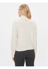 only - ONLY Golf 15294524 Beżowy Regular Fit. Typ kołnierza: golf. Kolor: beżowy. Materiał: syntetyk #2