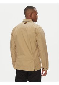 G-Star RAW - G-Star Raw Kurtka przejściowa 4 Pkt Overshirt D26429-D387 Beżowy Slim Fit. Kolor: beżowy. Materiał: bawełna #3