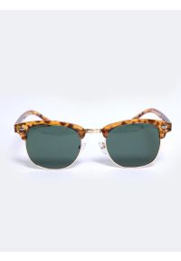 Big-Star - Okulary przeciwsłoneczne unisex z motywem zwierzęcym Kolen 803. Kolor: brązowy. Wzór: motyw zwierzęcy #8