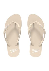 Klapki japonki damskie Speedo Flip Flop. Kolor: biały. Styl: sportowy #1