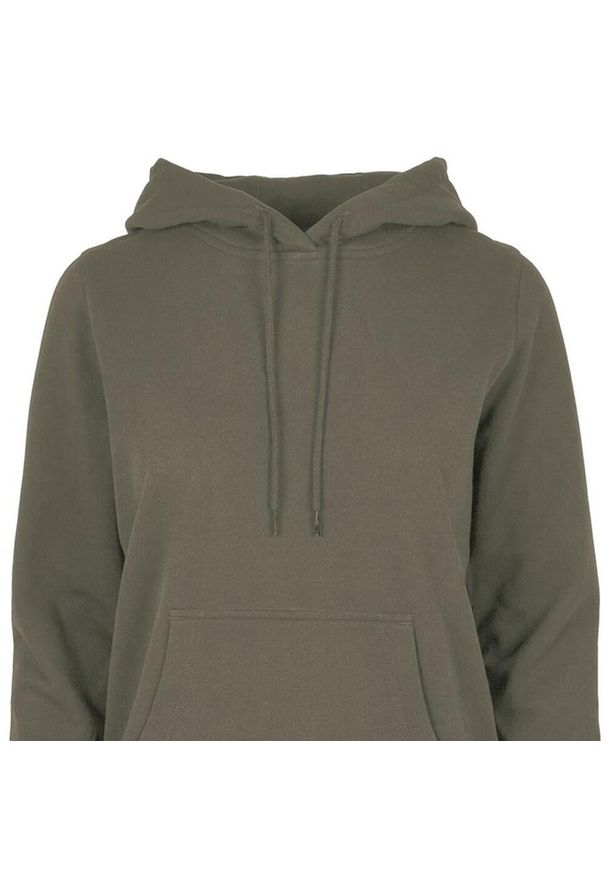 BUILD YOUR BRAND - Bluza Z Kapturem Dla Kobiet. Typ kołnierza: kaptur. Kolor: zielony