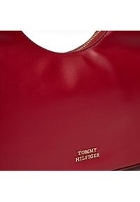 TOMMY HILFIGER - Tommy Hilfiger Torebka Soft Leather Shoulder Bag AW0AW16293 Czerwony. Kolor: czerwony. Materiał: skórzane #3