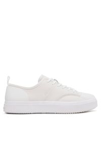 Calvin Klein Trampki Low Top Lace Up Lth HM0HM01045 Biały. Kolor: biały. Materiał: skóra #1