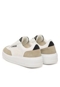 Love Moschino - LOVE MOSCHINO Sneakersy JA15215G1PINH10A Biały. Kolor: biały. Materiał: skóra, zamsz #5