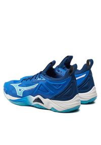 Mizuno Buty halowe Wave Momentum 3 V1GA2312 Niebieski. Kolor: niebieski. Materiał: materiał. Model: Mizuno Wave #5