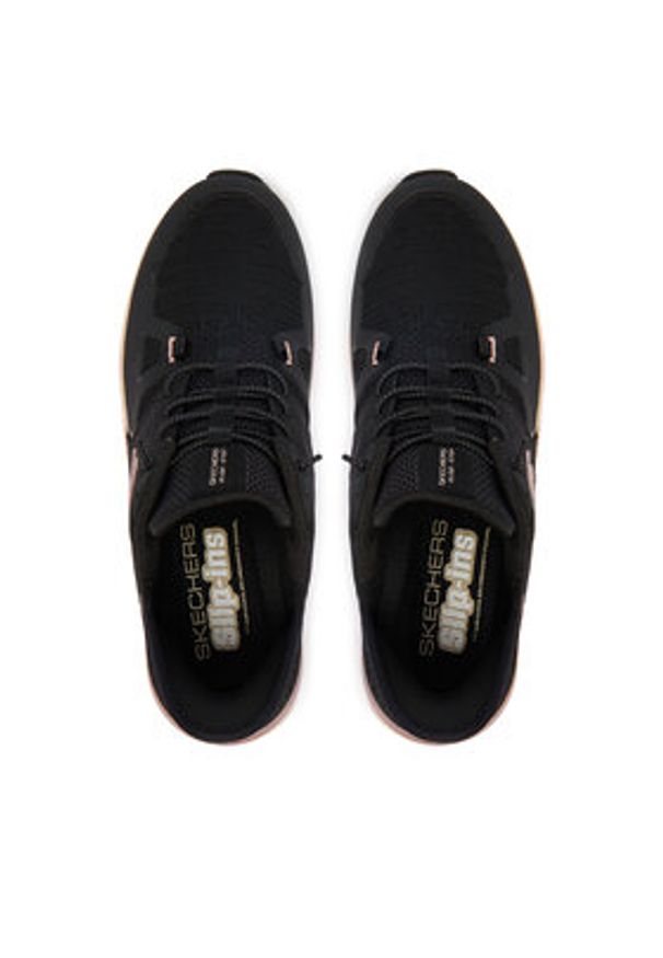 skechers - Skechers Sneakersy Glide-Step Pro - Radiant Stride 150438/BKRG Czarny. Kolor: czarny. Materiał: materiał