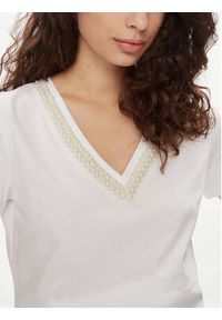 Liu Jo T-Shirt MA4324 J5904 Biały Regular Fit. Kolor: biały. Materiał: bawełna