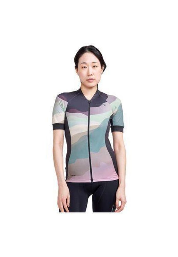 Damski jersey Craft ADV Endur Graphic. Kolor: różowy. Materiał: jersey. Sport: outdoor, kolarstwo