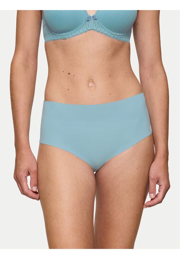 Triumph Figi klasyczne z wysokim stanem Pretty 10222227 Błękitny. Stan: podwyższony. Kolor: niebieski. Materiał: syntetyk