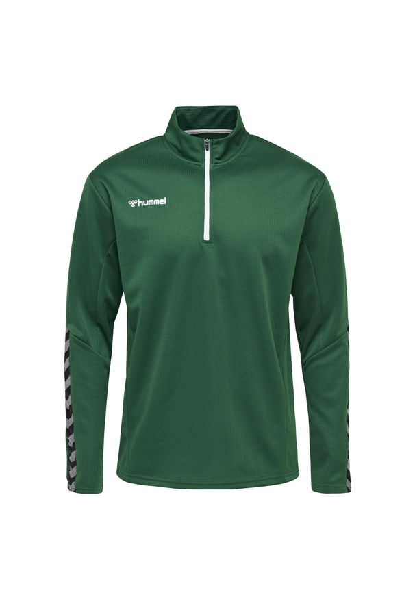 Bluza do piłki ręcznej dla dzieci Hummel demi-zip hml AUTHENTIC. Kolor: biały, zielony, wielokolorowy. Materiał: materiał. Sport: piłka ręczna, fitness