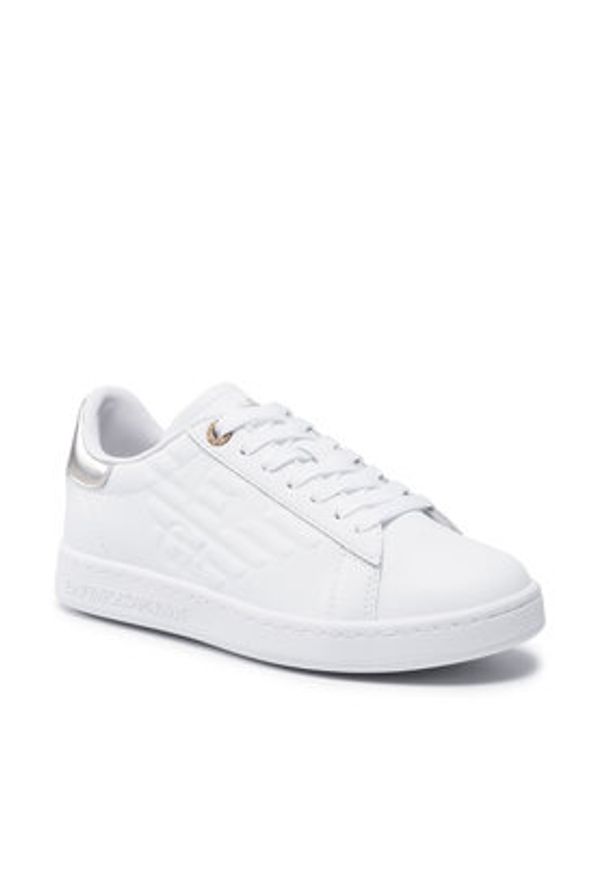 EA7 Emporio Armani Sneakersy X8X001 XCC51 R579 Biały. Kolor: biały. Materiał: skóra