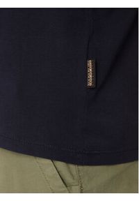 Napapijri T-Shirt S-Gras NP0A4HQN Granatowy Regular Fit. Kolor: niebieski. Materiał: bawełna #4