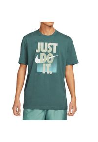 Nike - T-Shirt JDI 12Mo Rozmiar S Zielony - DZ2993-309. Kolor: zielony. Materiał: bawełna. Sport: fitness #1