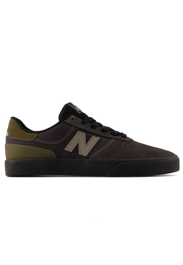 Buty męskie New Balance Numeric NM272DOP – czarne. Kolor: czarny. Materiał: zamsz, dresówka. Szerokość cholewki: normalna. Sport: skateboard