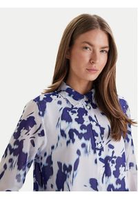 Calvin Klein Koszula LV044F123G Niebieski Relaxed Fit. Kolor: niebieski. Materiał: syntetyk #4