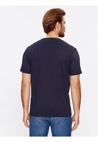 GANT - Gant T-Shirt Reg Archive Shield Emb Ss 2067004 Granatowy Regular Fit. Kolor: niebieski. Materiał: bawełna