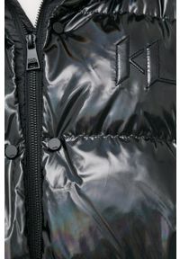 Karl Lagerfeld kurtka puchowa damska kolor czarny zimowa. Kolor: czarny. Materiał: puch. Sezon: zima