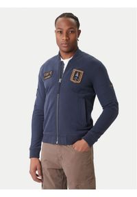 Aeronautica Militare Bluza 252FE2071UF00669 Granatowy Regular Fit. Kolor: niebieski. Materiał: bawełna