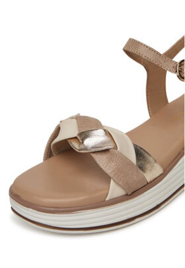 Lasocki Sandały WB-DANA-02 Beżowy. Kolor: beżowy. Materiał: skóra