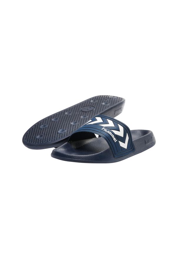 Buty do stepowania Hummel Larsen Slipper. Okazja: na plażę. Kolor: zielony, niebieski, wielokolorowy, biały. Styl: klasyczny, sportowy. Sport: pływanie