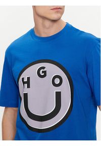 Hugo T-Shirt Nimper 50513189 Niebieski Regular Fit. Kolor: niebieski. Materiał: bawełna #3