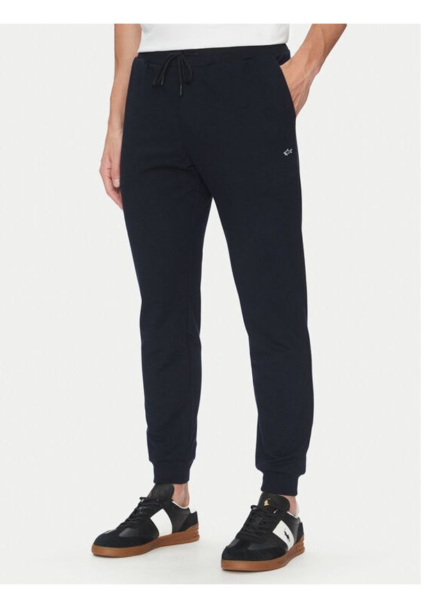 PAUL & SHARK - Paul&Shark Spodnie dresowe C0P1235 Granatowy Relaxed Fit. Kolor: niebieski. Materiał: bawełna
