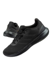 Adidas - Buty sportowe adidas Runfalcon 3.0 M HP7544 czarne. Kolor: czarny. Materiał: materiał, guma. Szerokość cholewki: normalna. Model: Adidas Cloudfoam
