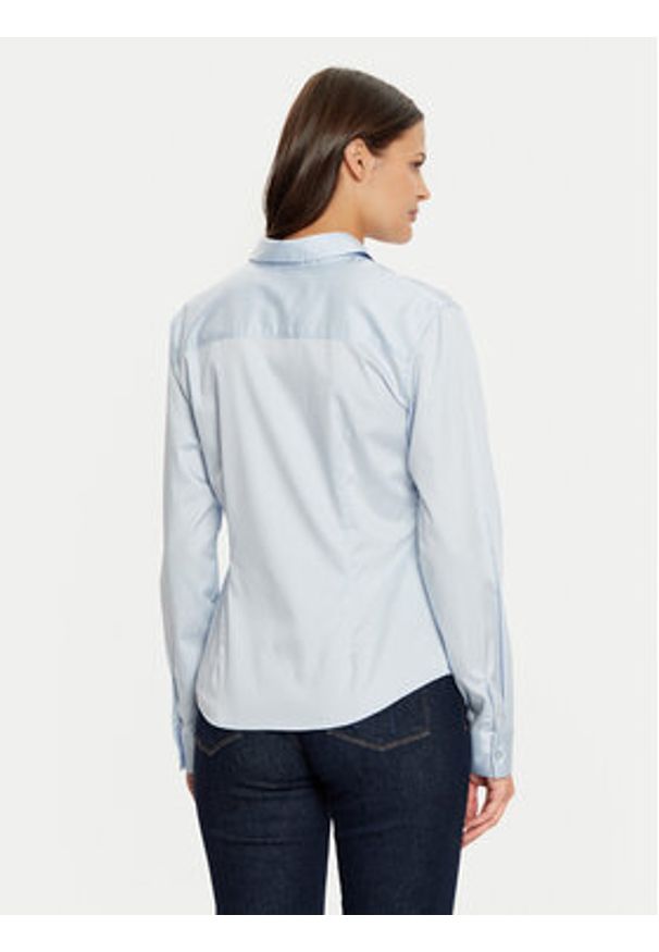 Guess Koszula W5RH31 WAF10 Błękitny Regular Fit. Kolor: niebieski. Materiał: bawełna