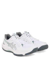 Asics Buty halowe Gel-Task 5 1071A130 Biały. Kolor: biały. Materiał: skóra #4