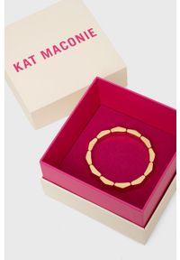 Kat Maconie bransoletka prism stud elasticated bead bracelet damska. Kolor: złoty #3