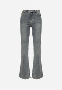 Born2be - Niebieskie Jeansy o Kroju Dzwonów z Regularnym Stanem Setva. Okazja: na co dzień. Kolor: niebieski. Styl: elegancki, casual