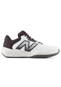 Buty damskie New Balance W696258 – białe. Kolor: biały. Materiał: materiał, syntetyk, guma. Szerokość cholewki: normalna. Sport: tenis, fitness #1