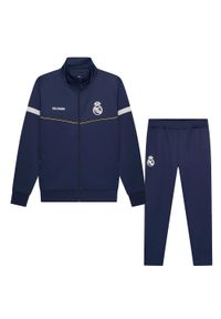 Dres treningowy Real Madrid męski 25/26 - granatowy. Kolor: wielokolorowy. Materiał: dresówka. Sport: piłka nożna, fitness #1