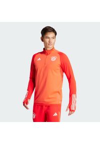 Bluza do piłki nożnej męska Adidas FC Bayern Tiro 23 Training. Kolor: wielokolorowy, czerwony, biały. Materiał: materiał