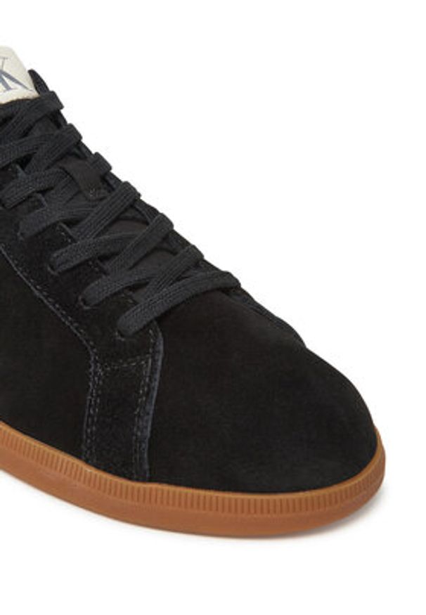 Calvin Klein Jeans Sneakersy Low Profile Cupsole Su YM0YM01321 Czarny. Kolor: czarny. Materiał: zamsz, skóra