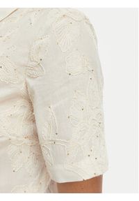 Liu Jo Koszula WA6508 T472A Kremowy Regular Fit. Kolor: kremowy. Materiał: bawełna #4