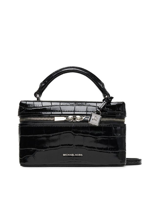 MICHAEL Michael Kors Torebka Jana 32F5SQ1C0E Czarny. Kolor: czarny. Materiał: skórzane